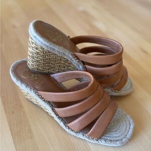 Vince Camuto Women's Tan Wedge Sandals